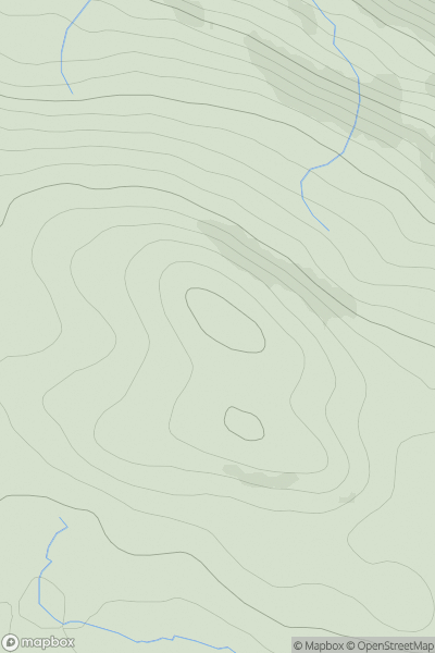 Thumbnail image for Meall Mor [Altnaharra to Dornoch] [NC711010] showing contour plot for surrounding peak